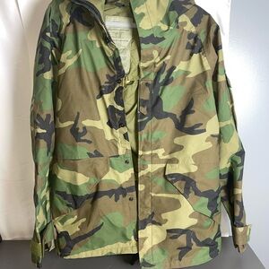 Camouflage Military Jacket Small Regular
